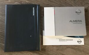 NISSAN ALMERA OWNERS MANUAL HANDBOOK & FOLDER WALLET BOOK PACK SET N16