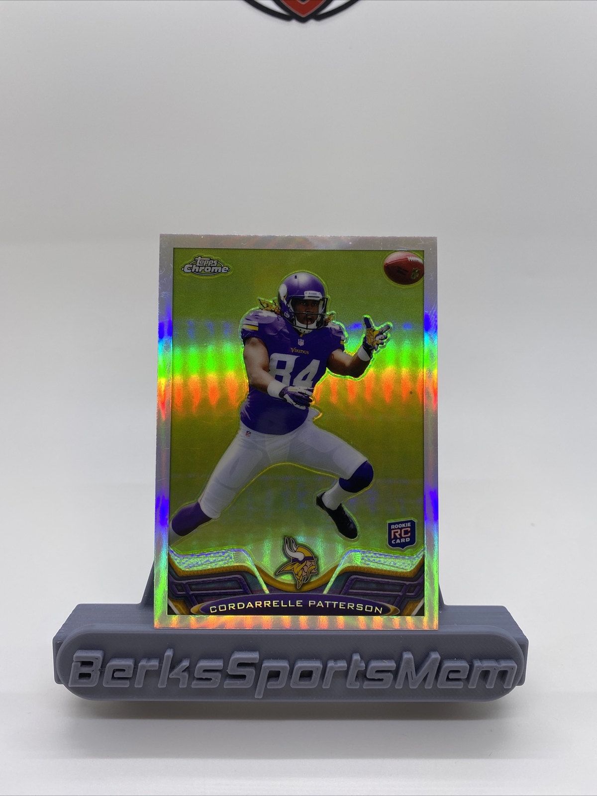 Cordarrelle Patterson 2013 Topps Chrome  Silver Rookie Refractor #19. Vikings.