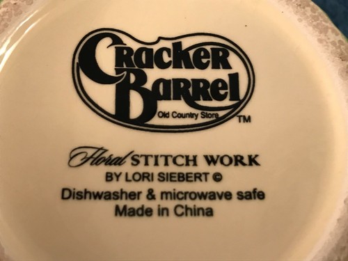 Tazza botte cracker punto floreale lavoro Lori Siebert MAX5756 - Foto 7 di 8