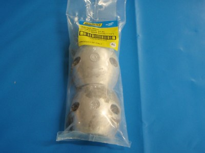 PROP SHAFT ANODE ALUMINUM SALT AND BRACKISH X7 95631 1-1/2'' BETTER THAN ZINC