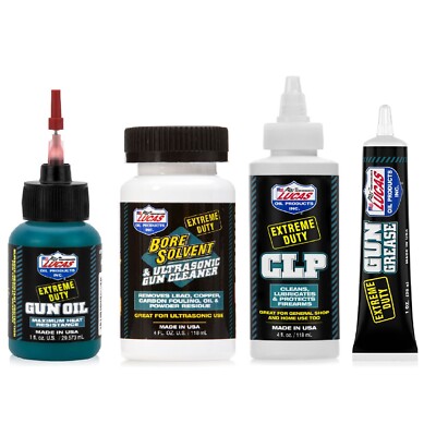 Lucas Oil Extreme Duty 1 Oz Gun Oil & Grease, 4 Oz CLP