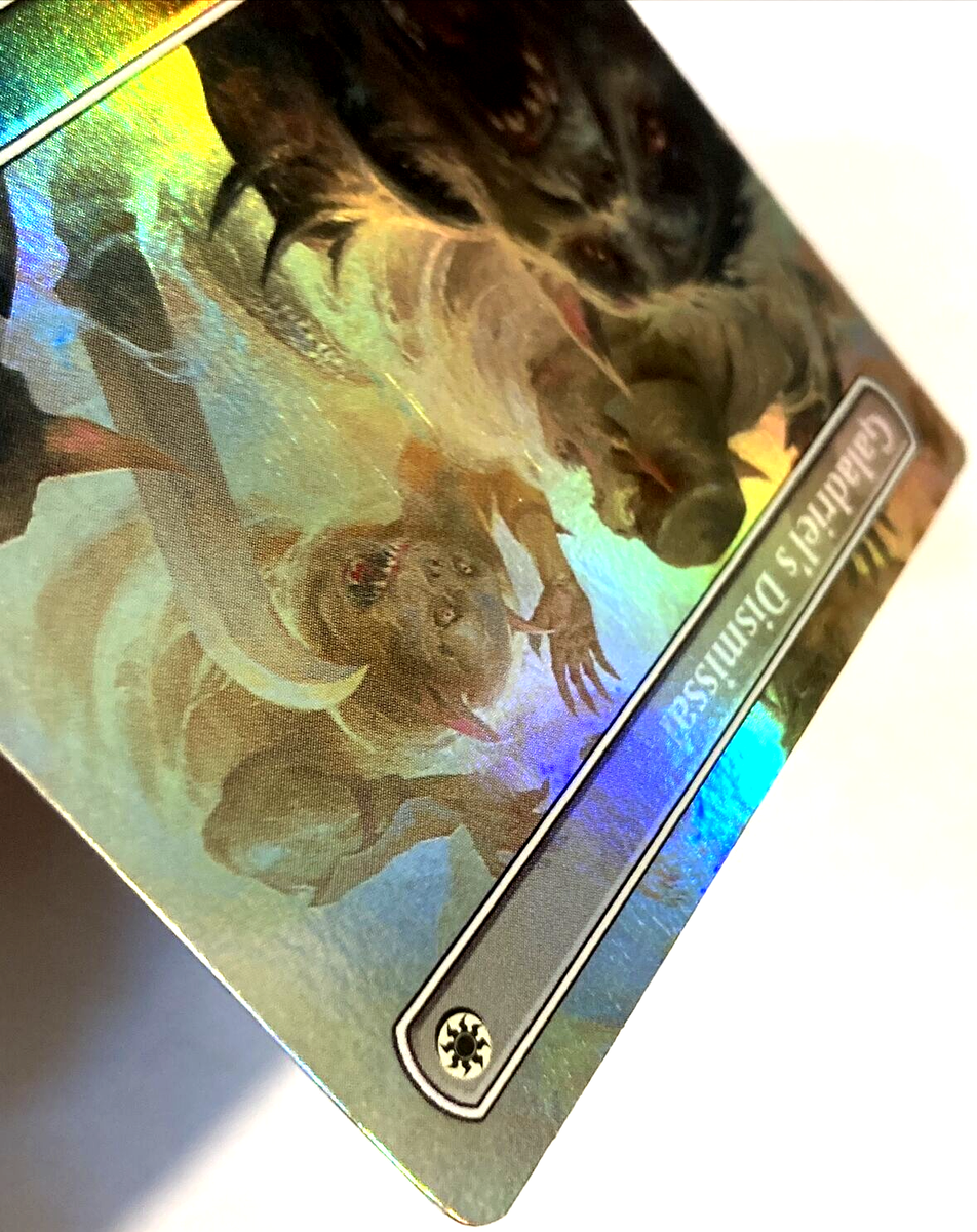 Mtg Galadriel's Dismissal foil 4枚 MTG Galadriel's Dismissal *BORDERLESS FOIL* The Lord of the