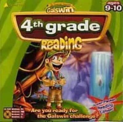 Galswin 4th Grade Reading PC CD kids learn verbs synonyms prefixes suffixes etc