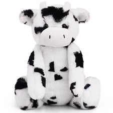13" Cute Milk Cows Stuffed Plush Toy Animal Soft Doll For Kids Boys Girls Gift