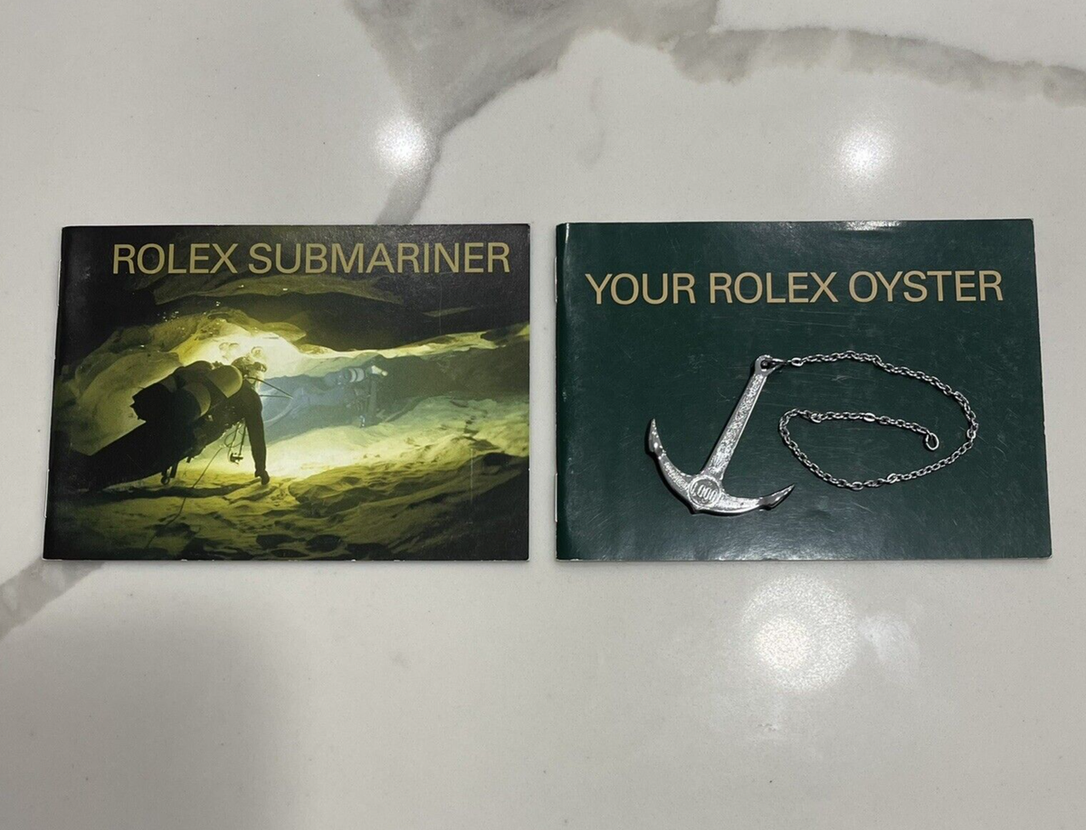 Authentic Rolex Submariner / Sea Dweller Booklet Manual SET +