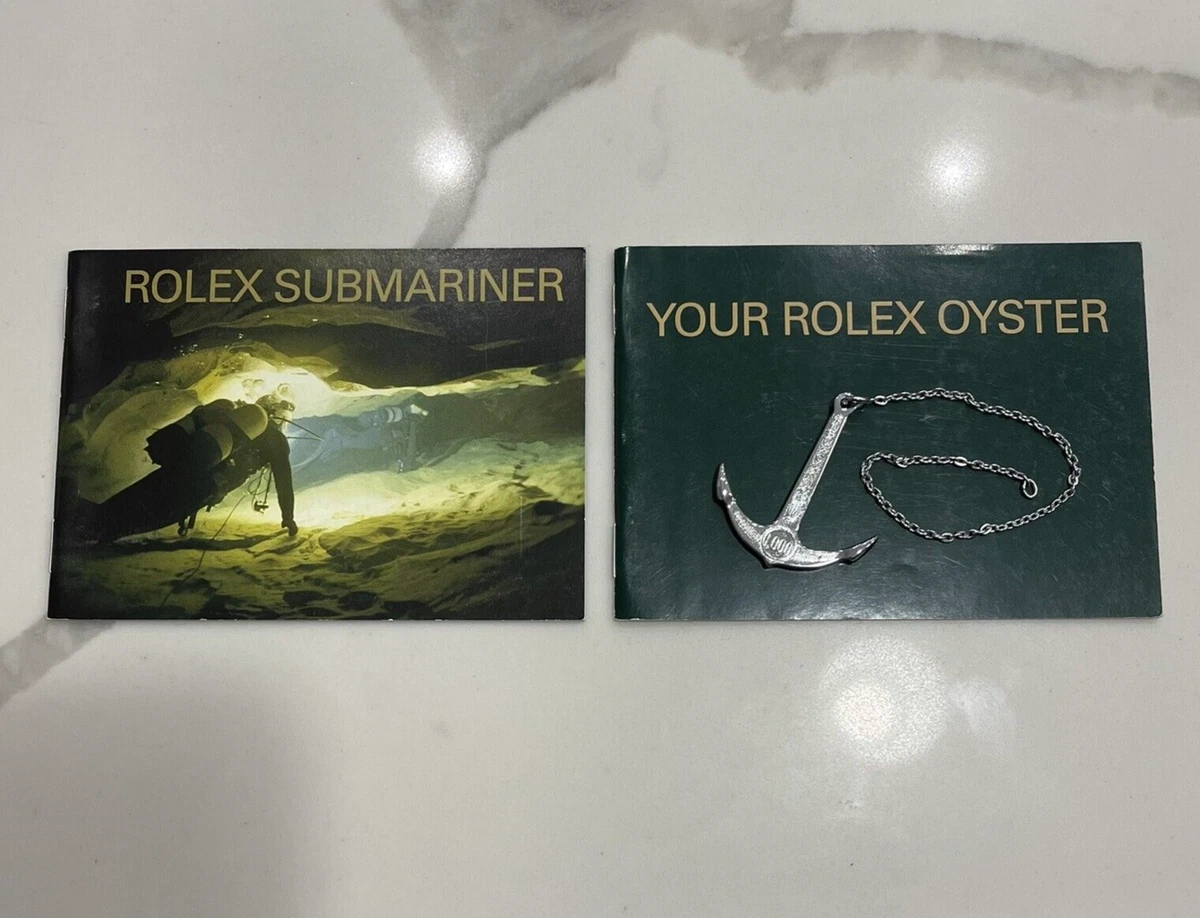 Rolex submariner booklet hot sale