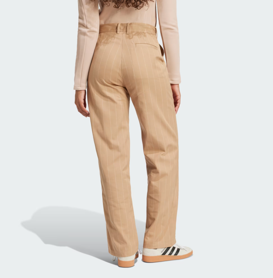 ADIDAS Originals Pinstripe Twill Loose Pants For Women JJ3484