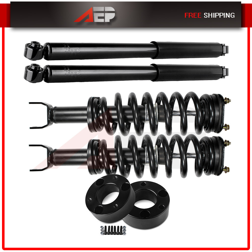 Fits Dodge Ram 1500 2.5 inch Front Leveling Kit & Gas Shocks Struts 2006-07 2008