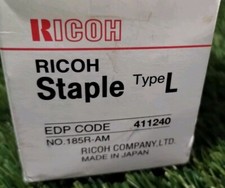 Genuine OEM Ricoh 411240 Type L Staple Cartridge SR3110 SR4020 SR860 SR980 M12