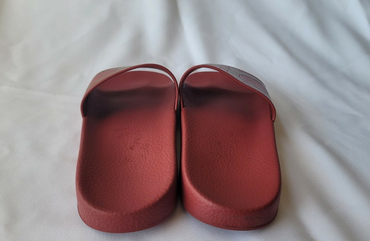 Salvatore Ferragamo Men Red Slide Sandals Shoes Sz 10M Amazon.com | Salvatore Ferragamo Groove17 Mens Red Leather  main image 2