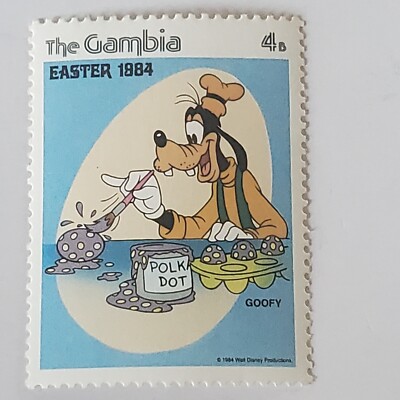 1984 Disney's The Gambia Easter-84 Postage Stamps 5-ct. SP#22 | eBay