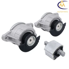 For Mercedes C350 E350 CLS400 Engine Motor Mount & Transmission Mount Set 3pcs