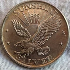 Vintage Bullion 1985 1 Oz Silver : Beautifully Toned, Sunshine Mint - .999 Fine