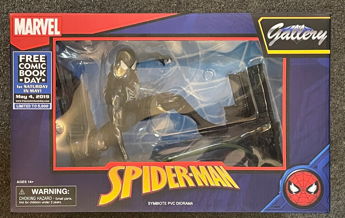 Diamond Marvel SPIDERMAN Black Symbiote PVC Diorama Gallery Diamond Marvel SPIDERMAN Black Symbiote PVC Diorama Gallery