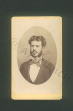 C. SZATHMARI 1876 Bucharest Romania YOUNG MAN 19thcentury cabinet photo SZATMARY