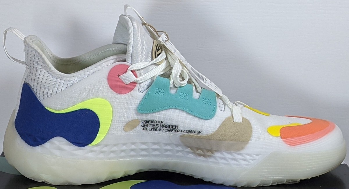 Adidas Harden Vol. 5 Futurenatural FZ1071 Crystal White New with Box Size  13 | eBay adidas harden vol 5 futurenatural crystal white