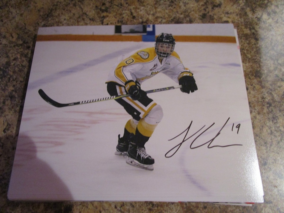 JAKE CHIASSON SIGNED 8x10 MATTE PHOTO EDMONTON OILERS BRANDON