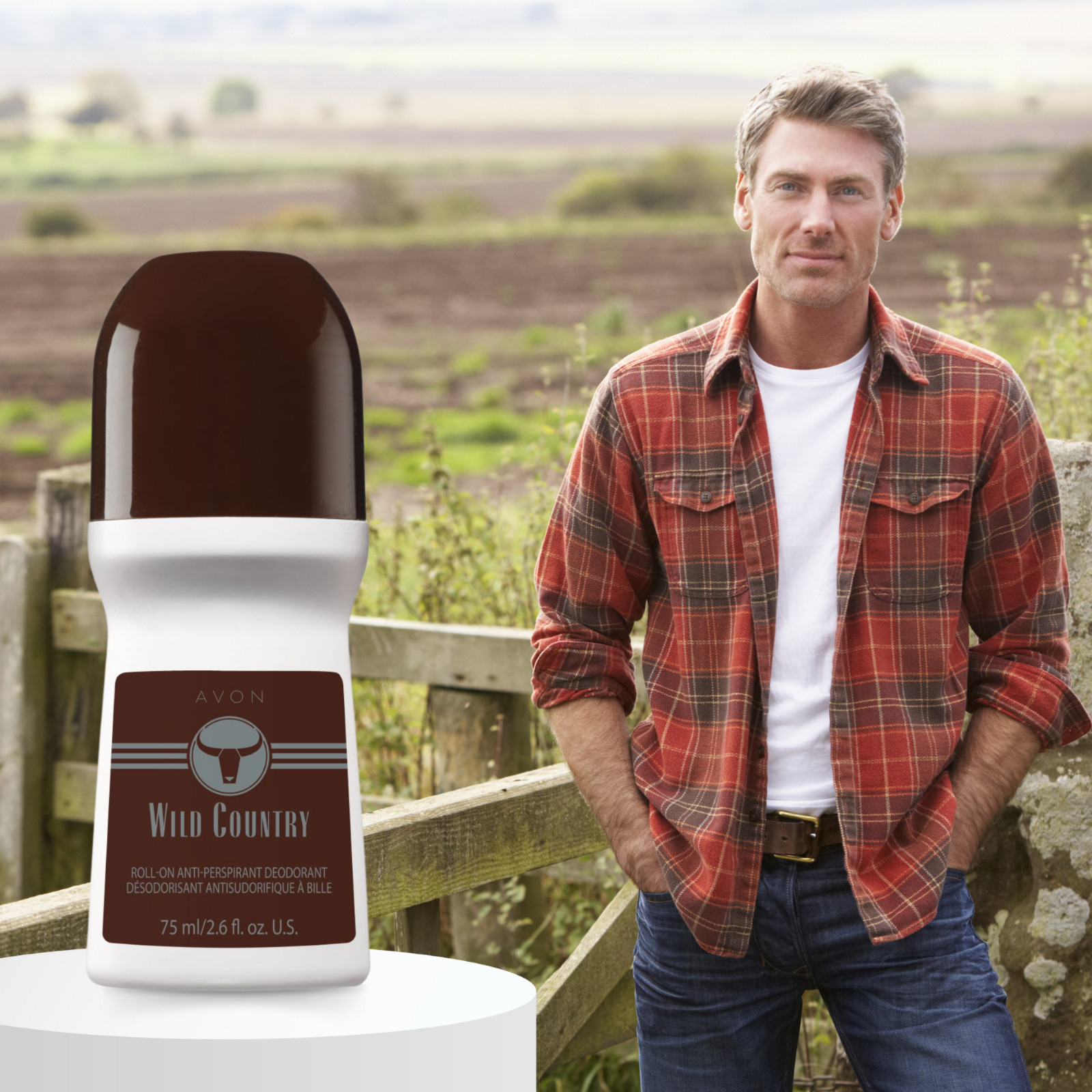 Avon Wild Country Roll-On Antiperspirant Deodorant - 2.6 fl oz (20-Pack)
