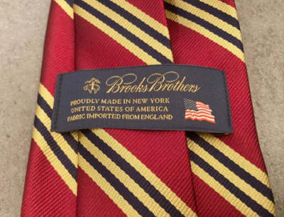Brooks Brothers MAKERS USA製 TIE Brooks Brothers Makers Tie Mens 100% Silk Tie Blue Beaver
