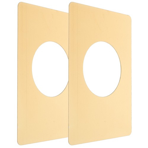 2 Pcs Repair Film Door Plate Deadbolt Cover Car Handle Reinforcement Hole