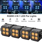 80W LED Stage Par Lights RGBWYAN DMX Strobe Wash Spotlight DJ Disco w/Remote