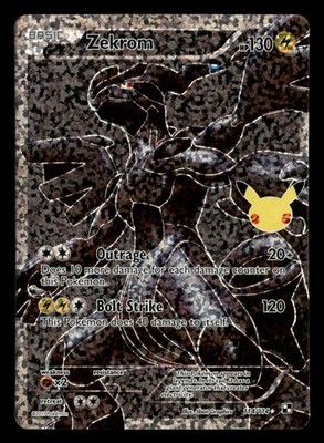 Zekrom Classic Collection Holo Celebrations 114/114 LP Pokémon TCG