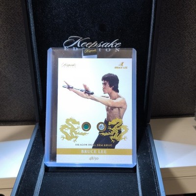 Keepsake Bruce Lee Topas & Onyx Relic Card 48/50 Limited Card
