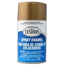 Testor Corp. Spray 3oz Gold TES1244T Plastics Paint Enamels