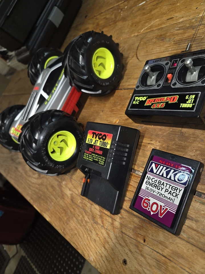 Tyco Rebound 4X4 - FULLY Restored + BATTERY UPGRADE!! Beautiful Cond Body A+ RAD - Image 4 of 4