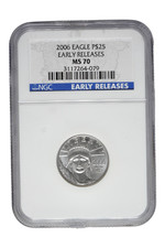 2006 0.25 oz American Platinum Eagle NGC MS 70 ER 2175.48 per troy oz