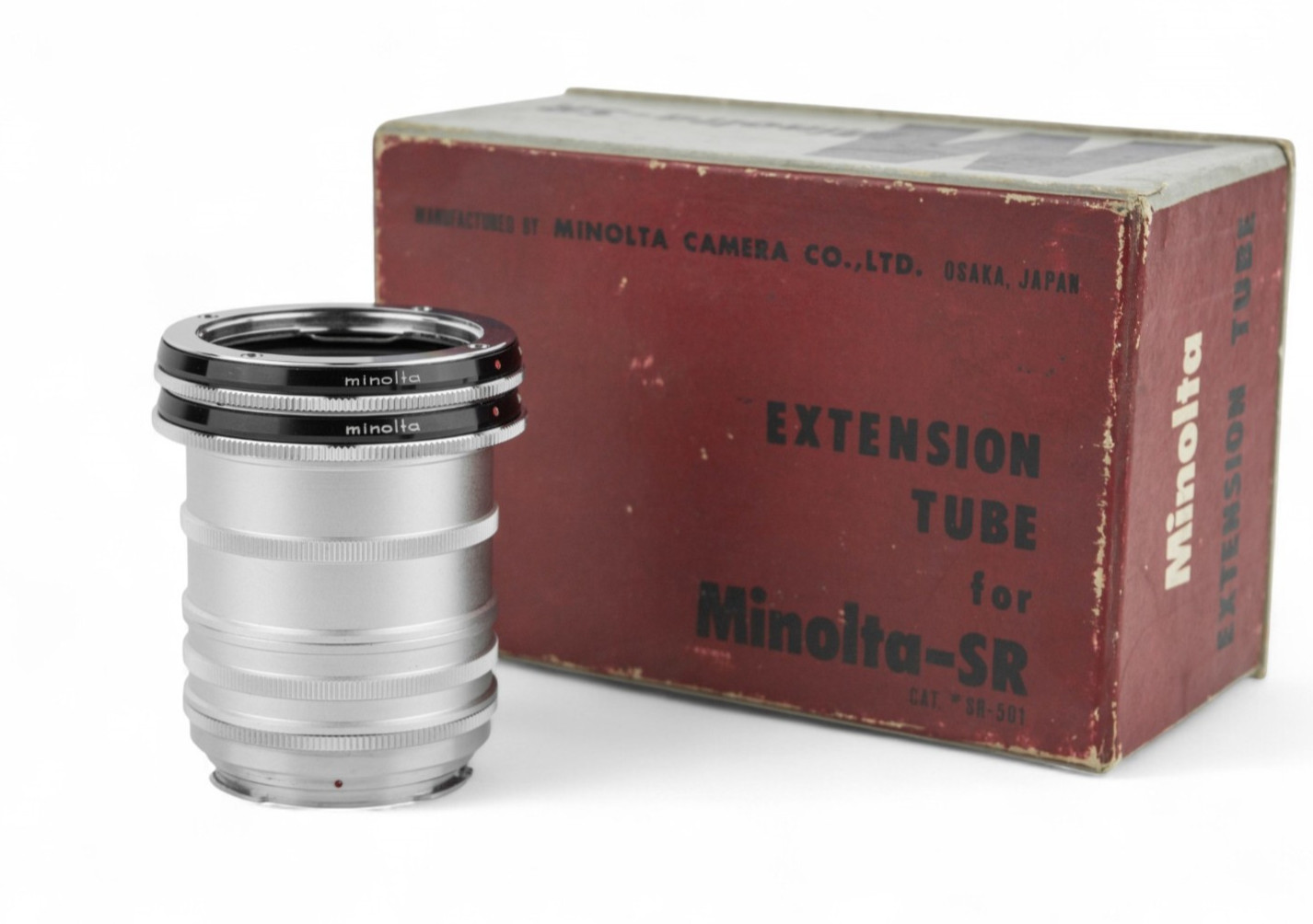 Minolta Extension Tube Set Tubi di Prolunga Macro Obiettivi MD Near Mint