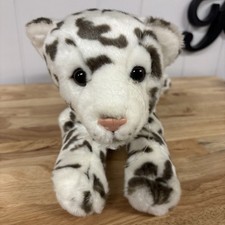 Animal Alley Snow Leopard 18" Plush Realistic Toys R Us Stuffed Animal 2000 VTG