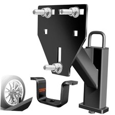 Stake Pocket Spare Tire Mount, Trailer Spare Tire Mount Fit Black- Fits 2 Size