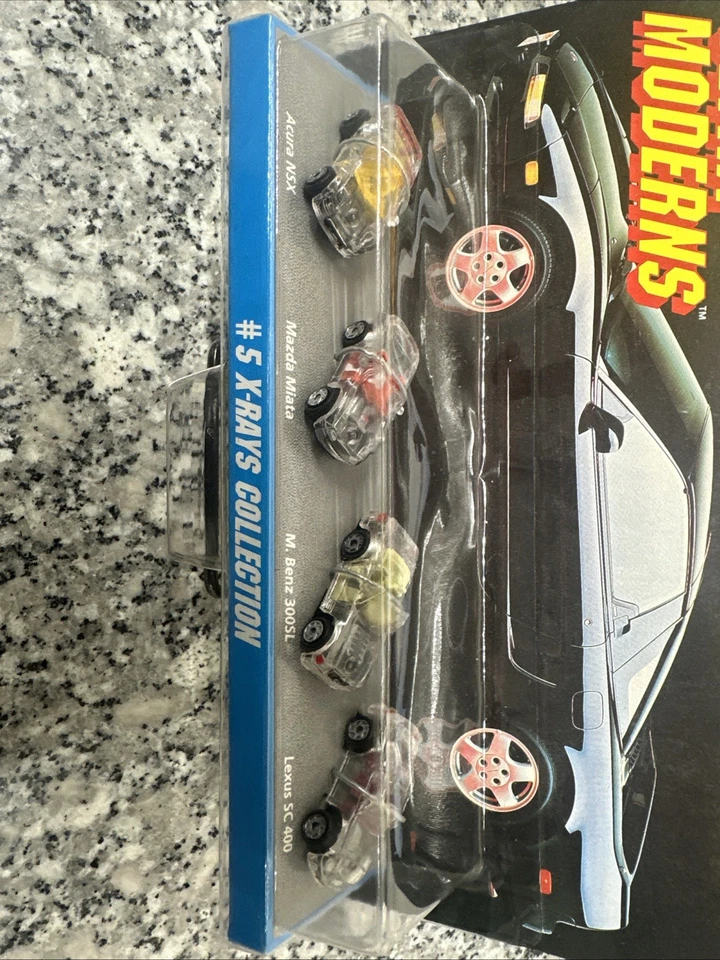 Micro Machines Ultra Moderns X Rays Collection 75030 Acura NSX Miata Mercedes - Image 2 of 4