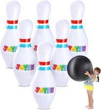 Giant Inflatable Bowling Set for Kids and Adults, Christmas Birthday Party Games