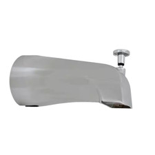 1/2 In. to 14 In. Threads Diverter Tub Spout in Polished Chrome