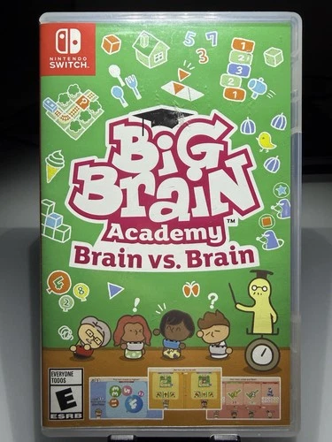 Nintendo Big Brain Academy Brain vs Brain Nintendo Switch Puzzle Multiplayer