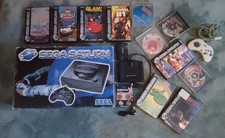 Sega Saturn Console Big Bundle Of Games  Retro Boxed  Fun Fun Arcade Classic