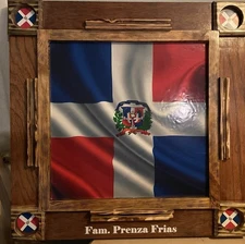 PRE ORDER! Dominican Custom Domino Table/Mesa Domino. All wood Folding legs.