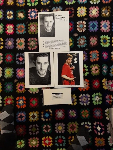 Dustin Diamond (Screech from Saved By The Bell) promo Photos + VHS of live set - Image 2 of 4