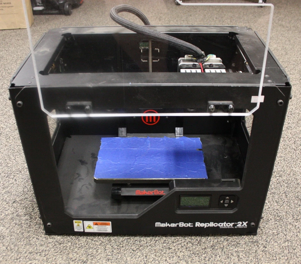 MakerBot Replicator 2X 3D Printer - Heated Print Plate - For Parts or Repair - Image 2 of 4