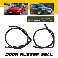 For Honda Civic 1992-1995 Eg4 Eg6 Front Door Sub Seal Rubber Rh Lh Set New For Honda Civic 1992-1995 Eg4 Eg6 Front Door Sub Seal Rubber Rh Lh Set New