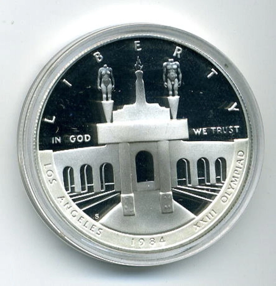 $1 1984 US Modern Silver/Clad Commemorative Coins (1982-Now) for