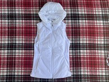 Lululemon Another Mile Vest White Size 6 New Without Tags NWOT Running Ves