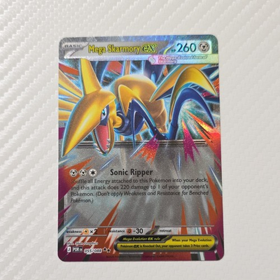 #ad #ad Pokémon TCG Mega Skarmory EX Full Art Holo EX 055 088 POR 260 HP $1.29
