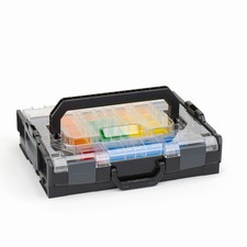 Sortimo L BOXX 102 nero trasparente + inserto valigetta viti set scatola da incasso