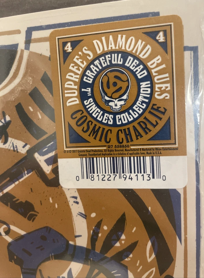 Grateful Dead 7" Singles Collection Vol. 4 Dupree's/Cosmic Charlie #2666 Sealed! Foto 4 de 4