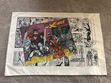 Vintage 1994 Marvel Comics X-Men X Force Standard Pillow Case