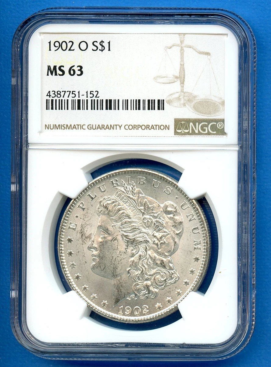 MS 63 Graded 1902 Year Morgan US Dollars (1878-1921) for sale | eBay