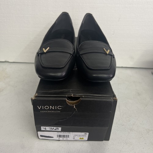 Vionic Women’s Hayes Skimmers Ballet Flat Loafer Black - Size 9 M - Picture 2 of 7